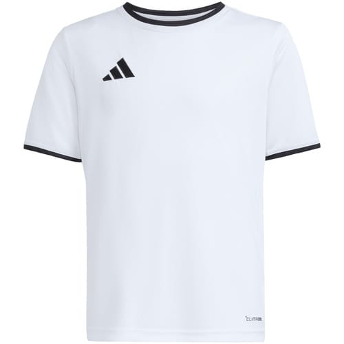 adidas T-shirt Kinderen Entrada 26 Jersey Wit-Zwart - Maat 152cm