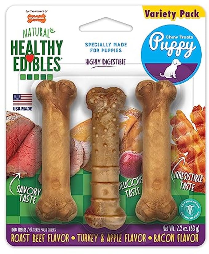 Eetbare Kauwsnacks voor Puppy’s Starterset - 3 Stuks