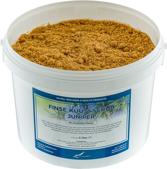 Kuusi Scrub Juniper 5 liter - Hydraterende Lichaamsscrub