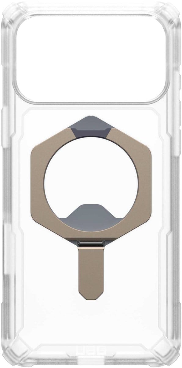 UAG Plasma XTE Backcover geschikt voor MagSafe geschikt voor iPhone 17 Pro - Clear Titanium