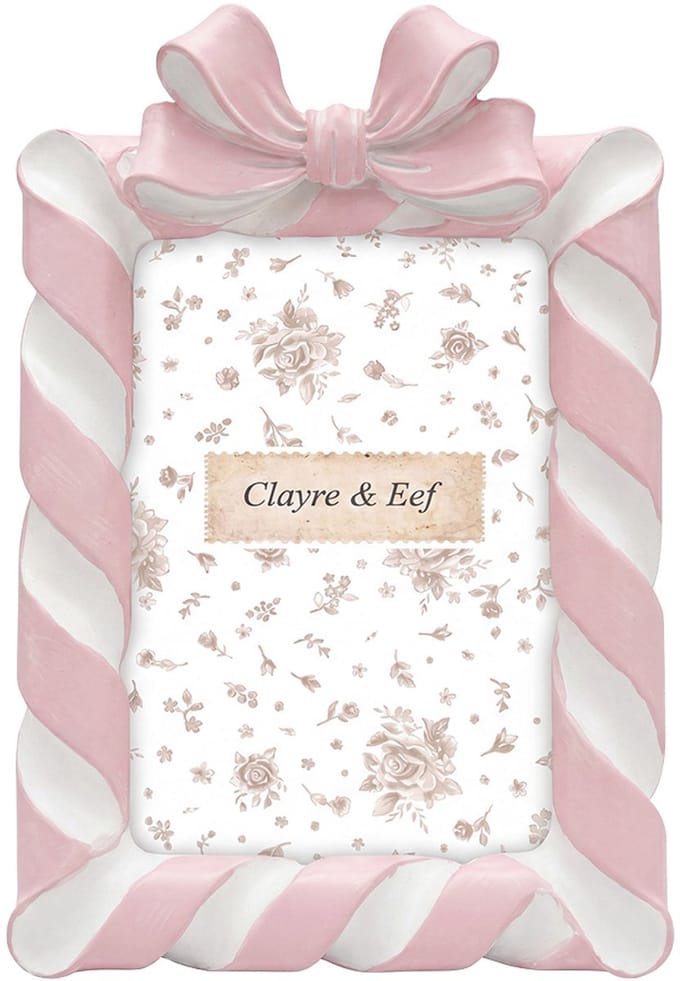 Clayre & Eef Fotolijst Roze Kunststof