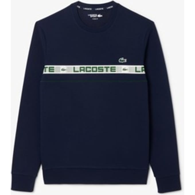 Sweater Lacoste Branded Stripe Tennis Sweatshirt