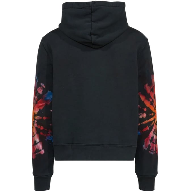 Amiri Spot Tie Dye mouwen zwarte hoodie