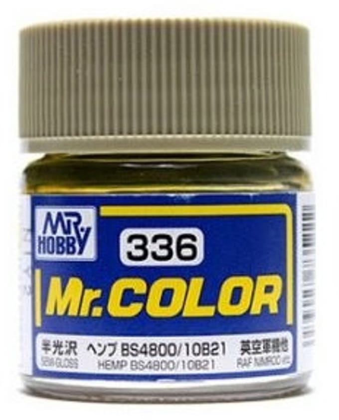Gunze Mr. Hobby C-336 - Mr. Color 10 ml Hemp BS4800/10B21 - Lacquer Modelbouwverf