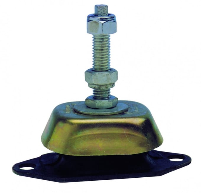 allpa Flexibele motorsteun 'Medium', 35° shore, stift M16, afm. 183x75x50mm, max. 95kg