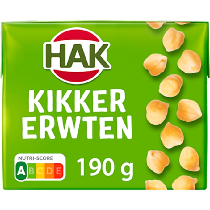 Kikkererwten in pak