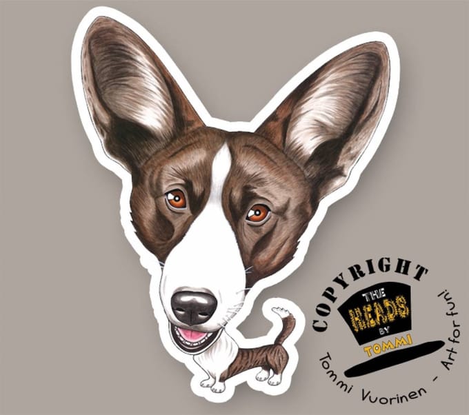 Magneet Hond Cardigan Welsh Corgi