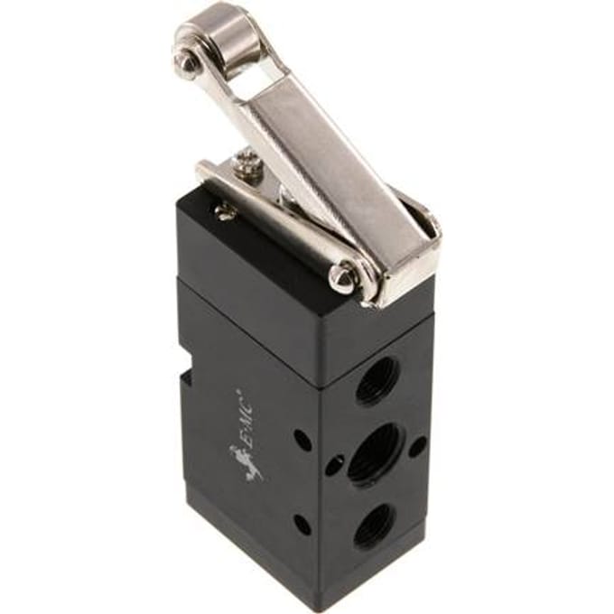 5/2 G1/4'' (G1/8'') Rolbediend Hefboom Ventiel 0-8bar/0-112psi E.MC