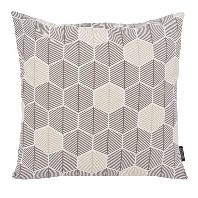 Hexagon Grijs Kussenhoes | Katoen / Polyester | 45 x 45 cm