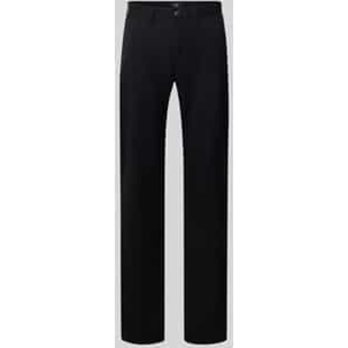Straight leg broek met achterzakken