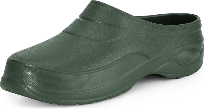 Ladeheid Unisex Clogs Tuinklompen - Tuinschoenen - Lichte - Dames - Heren - Donkergroen – 44 – LA-KL-037
