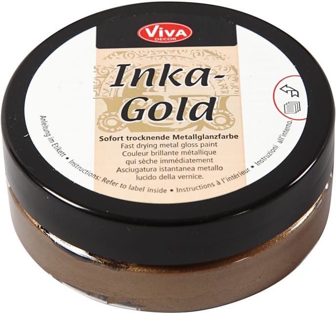 Inka-Gold, brown gold, 50 ml/ 1 Doosje