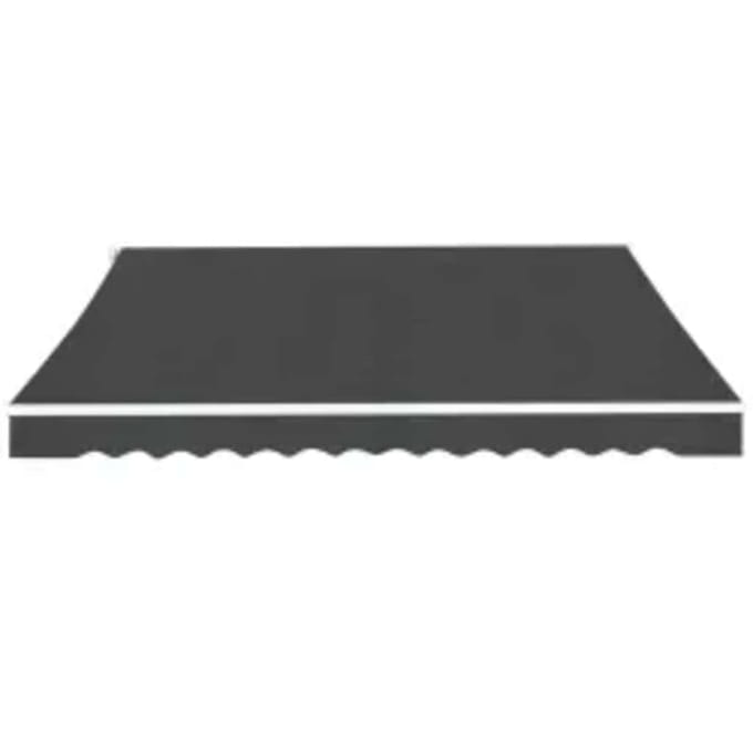 vidaXL - Luifel - handmatig - uittrekbaar - 600 - cm - antraciet