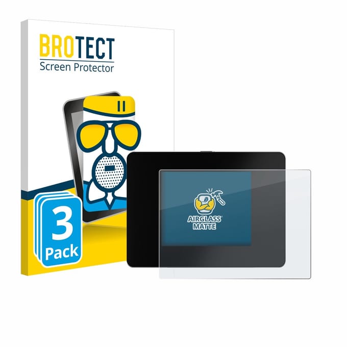 BROTECT - Screenprotector voor REINER SCT Authenticator mini - Folie Beschermfolie Beschermglas matte 3 Stuks
