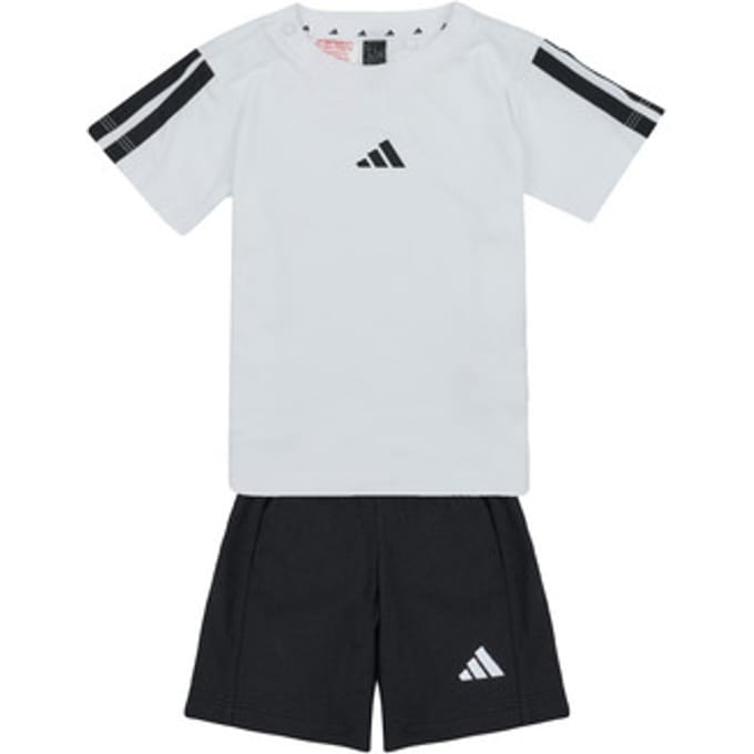 Adidas Sportswear Essentials T-Shirt Set Kids - Kinderen - Wit