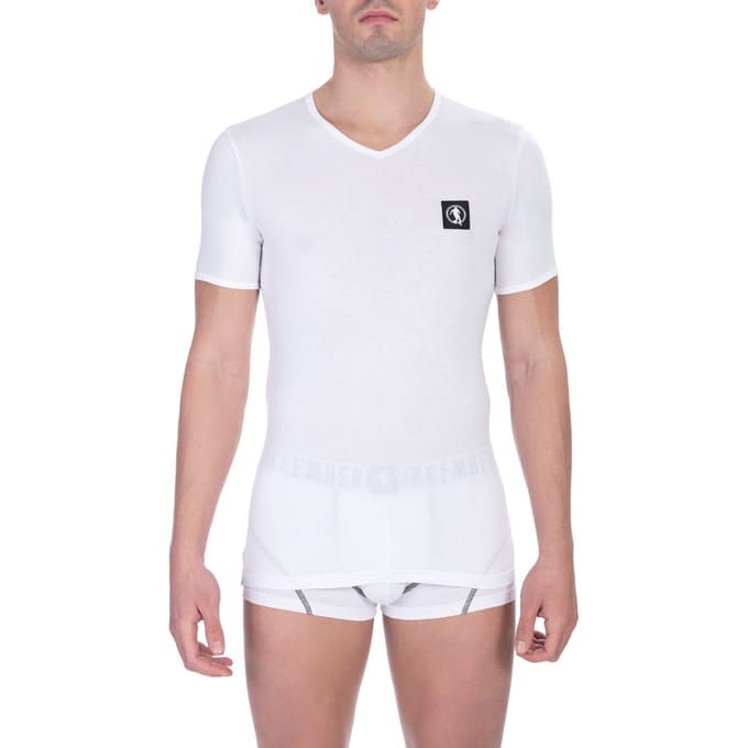 Bikkembergs Witte Katoenen T-Shirt