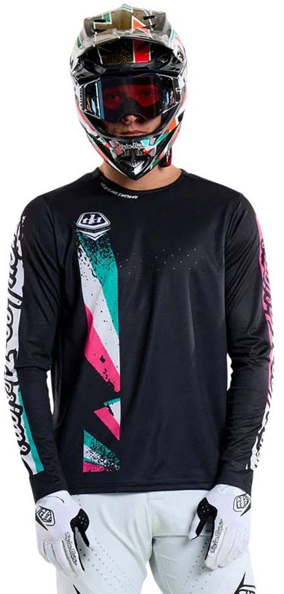 Troy Lee Designs Sprint Full Langarm Enduro Trui Zwart L Man