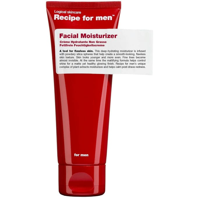 Recipe For Men - Hydraterende Gezichtscrème voor mannen - Facial Moisturizer 75ml