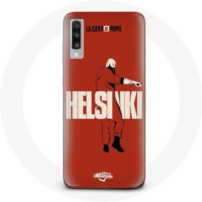 Coque - La Casa De Papel - Samsung Galaxy A50 - Souple - Rouge - Protection chocs et rayures