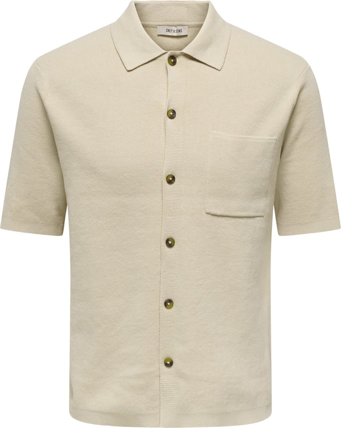 ONLY&SONS - ONSSILAS REG SS SHIRT KNIT - Heren - Gebreide truien