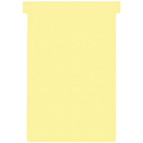 Nobo T-planbordkaarten index 4, ft 180 x 124 mm, geel