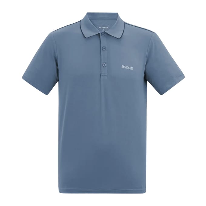 Heren Maverik stretchlogo-polo