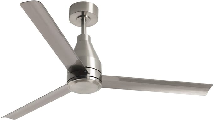 CREATE - Stille plafondventilator 40W Ø132 cm - Zilver - WIND STEEL