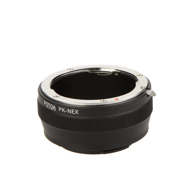 Fotga PK-NEX Adapter Digitale Ring voor Pentax PK K Mount Lens naar Sony NEX E-Mount Camera (voor SonyNE black