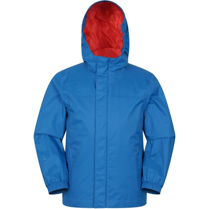 Mountain Warehouse Torrent waterdichte jas voor kinderen (Helder Blauw)