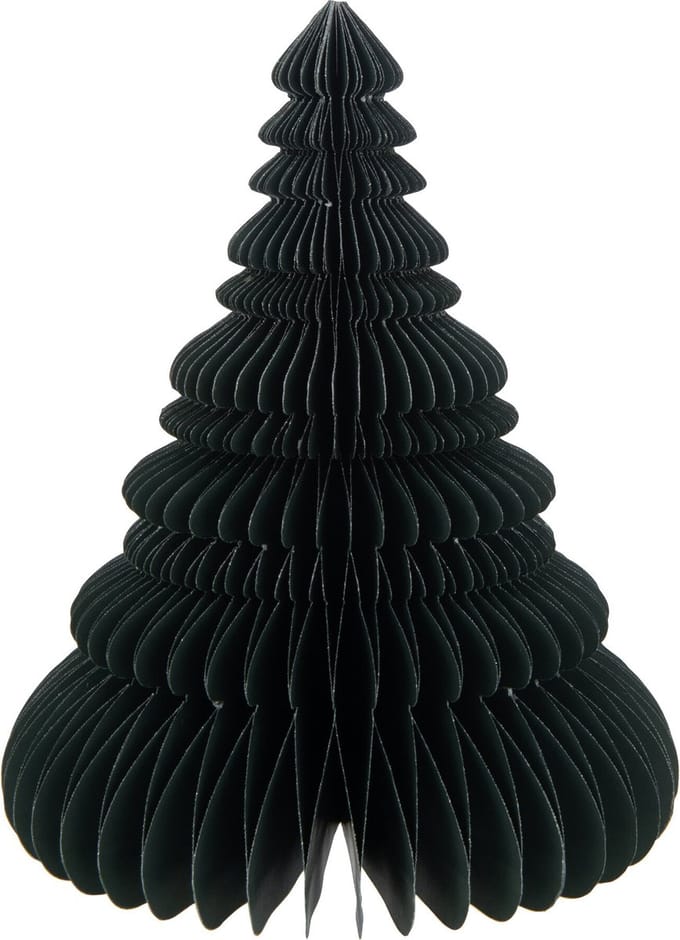 J-Line decoratie Kerstboom Vouwbaar - papier - groen - large - kerstversiering