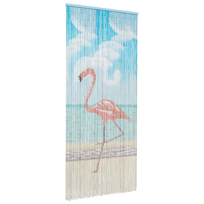 vidaXL - Insect - Deur - Gordijn - Meerkleurig - 90 - x - 200 - cm - Bamboe