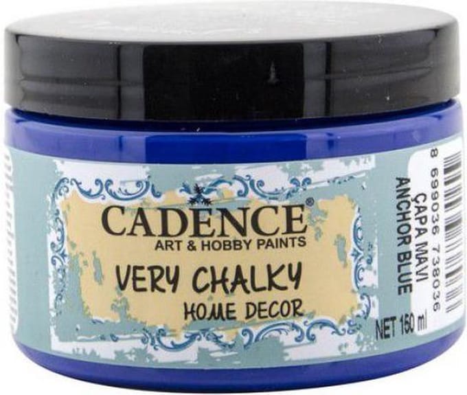 Cadence very chalky home decor anchor blue 150 ml