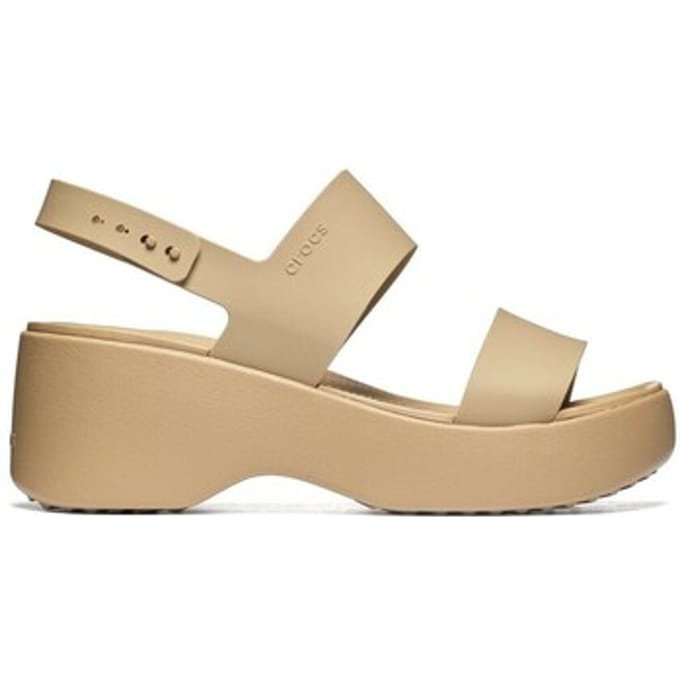 Sandalen met sleehak Crocs Brooklyn Sky