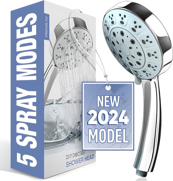 Energy Saving Shower Head / Premium Material - waterbesparende Douchekop