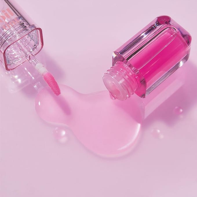 Etude Cher Darling Oil Tint 03-06, Brillance Huilée Glossy, Lèvres Repulpées Hydratantes, Couleur Longue Tenue, Cosmétiques Coréens, Maquillage Coréen 03 Neon Pink pink