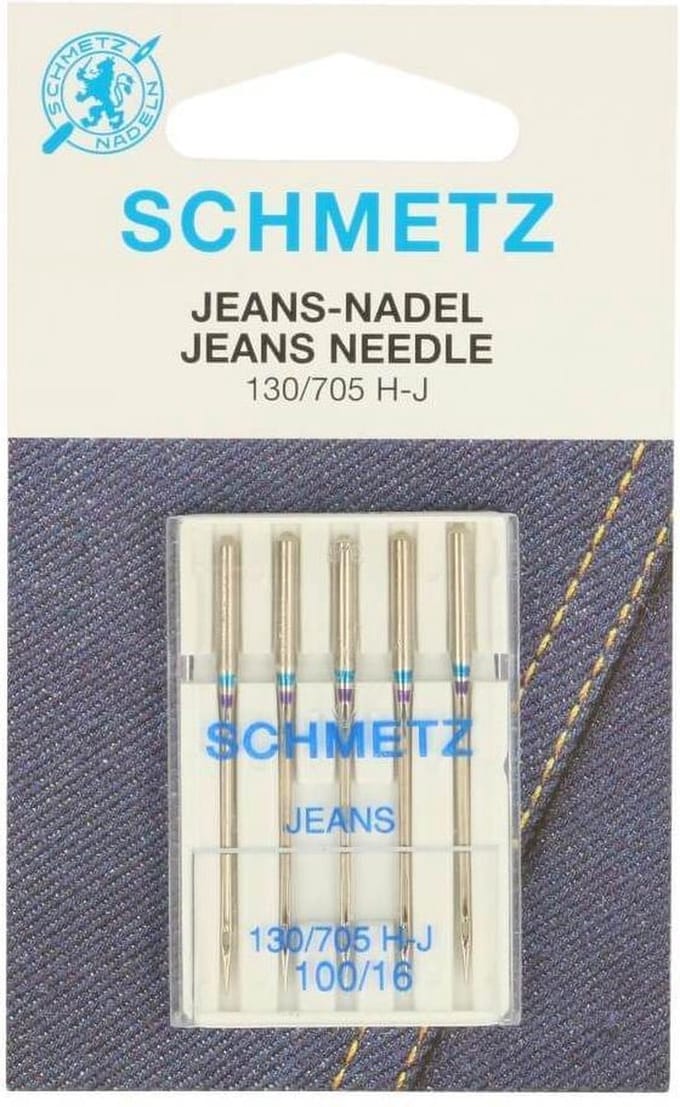 Schmetz Jeansnaalden 100/16, Per Pakje.