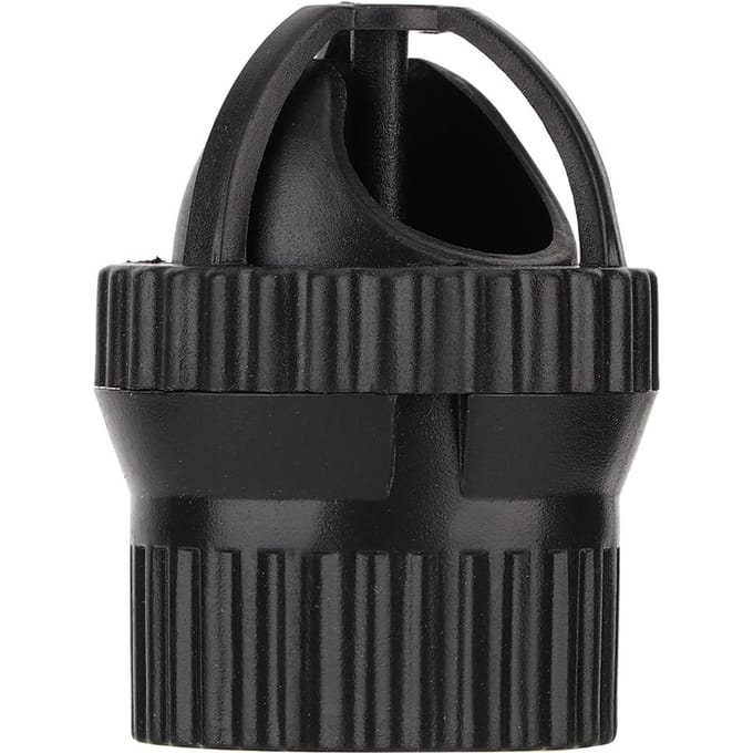 360 graden automatisch roterende aquariumwaterstroomversneller voor aquariumstroming (25 mm) black