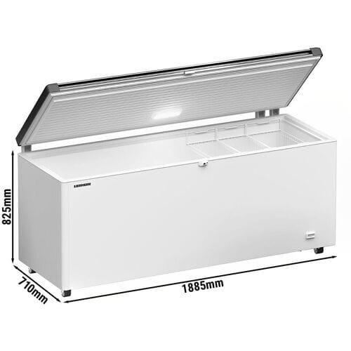 Liebherr Vrieskist - 542 liter - RVS deksel Zilver