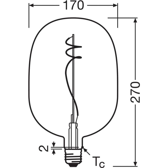Osram E27 LED Kaarslamp | 4.5W 1800K 220V/240V 818 150Lm | 220°