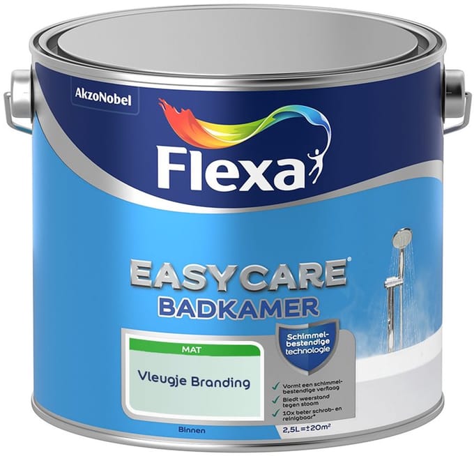 Flexa - Easycare Badkamer - Vleugje Branding - Mengverf - 2,5 L