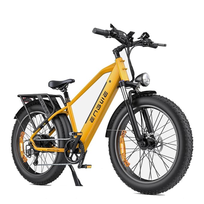 ENGWE E26 Dual Suspension All-Terrain E-bike 250W,48V 16AH geel