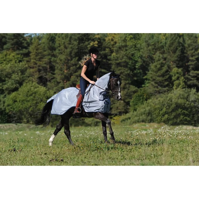 Bucas Vliegendeken Bucas Buzz Off Riding Blauw - 155/208