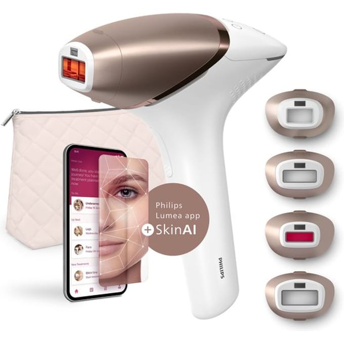 Philips Lumea IPL 9900 Series – IPL Ontharingsapparaat – AI haarvermindering analyse BRI951/01