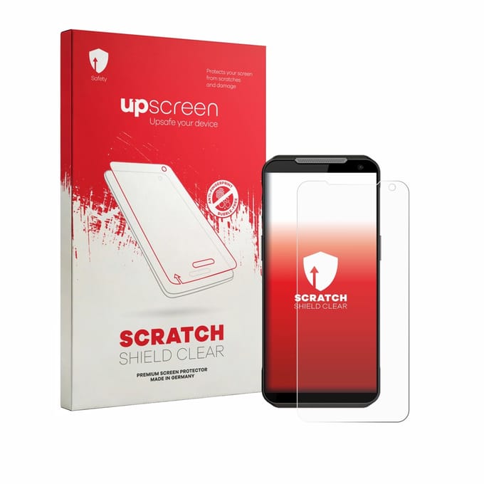 upscreen - Screenprotector voor Point Mobile MF52 - Folie Beschermfolie transparant