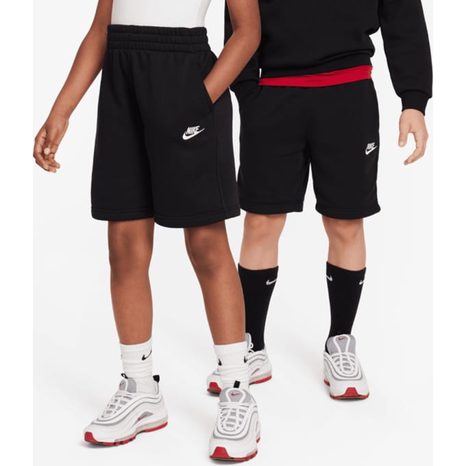 Nike Club Korte Broeken Kinder - Zwart - Maat 128 - 137 CM