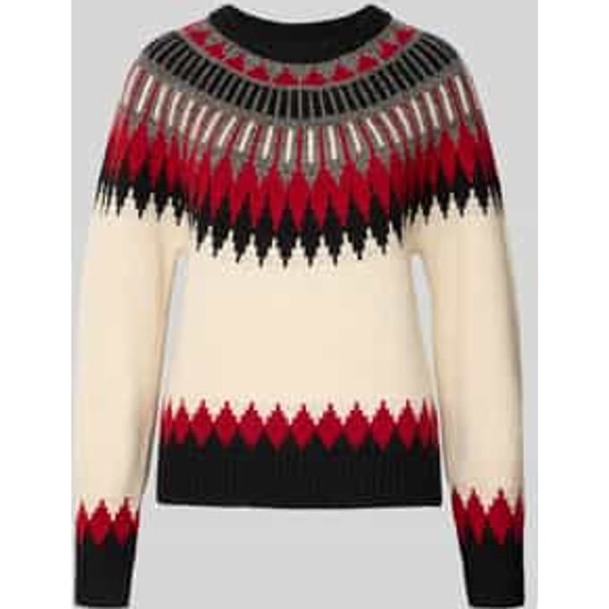 Gebreide pullover van een mix van wol en kasjmier