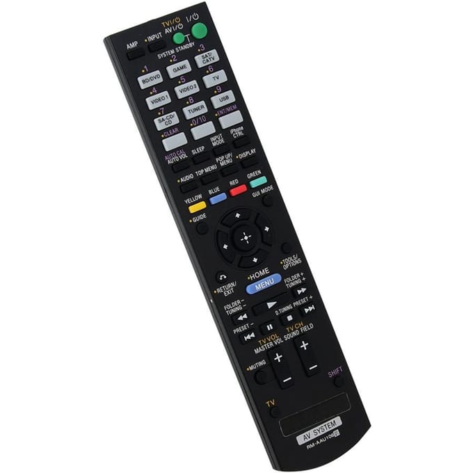 Télécommande de remplacement pour système de récepteur AV Sony RM-AAU106 gray