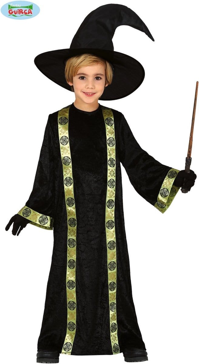 Fiestas Guirca - Wizard - 7-9 jaar - Carnavalskleding - Carnaval - carnavalskleding 2027 - Carnaval kostuum