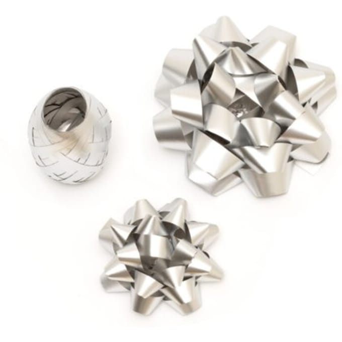 Legami set van strik en lint - zilver