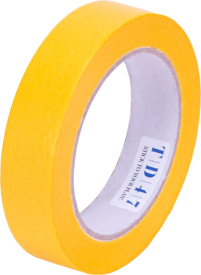 TD47 Masking tape Gold 25mm x 50m